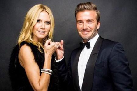 Heidi Klum und David Beckham beim Unicef Ball