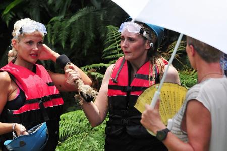 Denn zwei Minuten vor Schluss bricht Helena die Prüfung ab! Nicht einen einzigen Stern konnten die Dschungel-Damen ergattern...