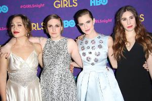 Lena Dunham (zweite von links) und ihre "Girls"-Co-Stars: (v.l.n.r.) Jemima Kirke, Allison Williams und Zosia Mamet