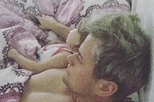 Rocco Stark gemeinsam mit seiner Tochter Amelia