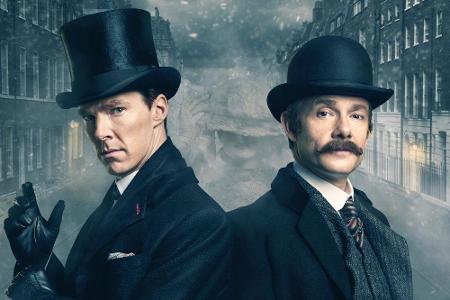 Sherlock Holmes (Benedict Cumberbatch, l.) und Dr. Watson (Martin Freeman) verschlägt es zu Ostern in die Vergangenheit