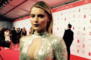 Sophia Thomalla - eine Augenweide beim Deutschen Filmball