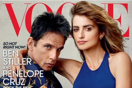 Zwei Hollywood-Größen auf einem Cover vereint: Ben Stiller und Penélope Cruz