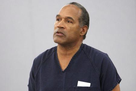 O. J. Simpson vor der Urteilsverkündung im Jahr 2008