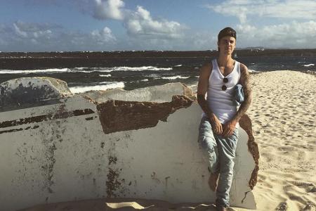 Justin Bieber befindet sich derzeit im Urlaub in Mexiko