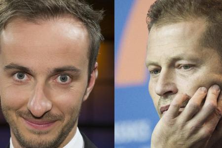 Der Humor von Jan Böhmermann (li.) lässt Til Schweiger kalt