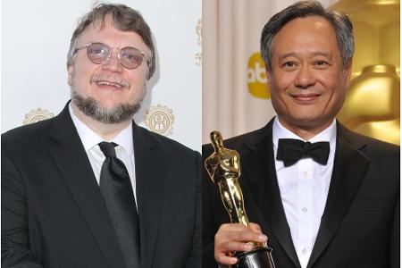 Guillermo del Toro (l.) und Ang Lee verkünden am Donnerstag die Oscar-Nominierungen