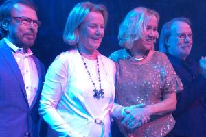 ABBA-Reunion von links nach rechts: Benny Andersson, Anni-Frid Lyngstad, Agnetha Fältskog und Björn Ulvaeus