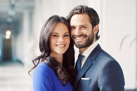 Prinz Carl Philip von Schweden und seine Verlobte Sofia Hellqvist