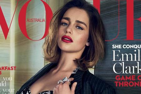 Emilia Clarke ist auf dem aktuellen Cover der australischen 