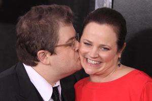 Comedian Patton Oswalt und seine Frau Michelle McNamara 2011 auf der Premiere des Films "Young Adult"