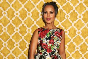 US-Star Kerry Washington bezaubert in einer blumigen Abendrobe von Dolce & Gabbana
