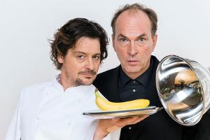 "Das beste Stück vom Braten": Der begnadete Koch Michi (Fritz Karl, l.) und der Restaurantkritiker Harry Dumont (Herbert Kna...