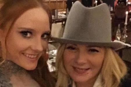 Barbara Meier und Kim Cattrall in London