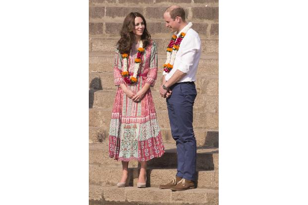 ...mit ihrem treffsicheren Händchen in Sachen Mode. Ihr luftiges Boho-Maxikleid von Anita Dongre war einfach perfekt gewählt...