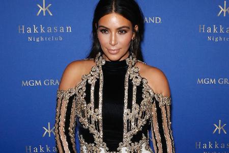 Kim Kardashian am Samstag auf einer Party in Las Vegas