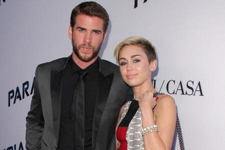 Liam Hemsworth und Miley Cyrus bei der US-Premiere von 