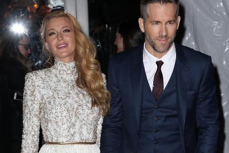Blake Lively und Ryan Reynolds bei der amfAR Gala in New York