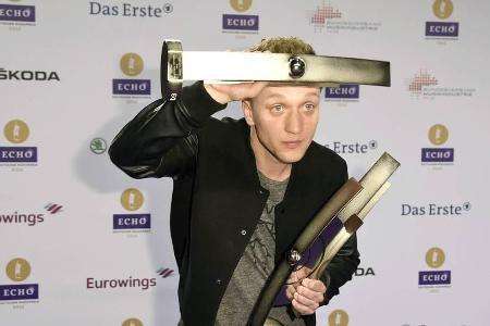 Joris mit seinen drei Preisen beim Echo