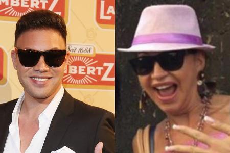 Zumindest im Studio werden sich Rapper Kay One und Carmen Geiss nicht einig