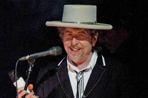 Bob Dylan bei einem Konzert