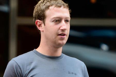 So kennt man Mark Zuckerberg: im schlichten, grauen T-Shirt