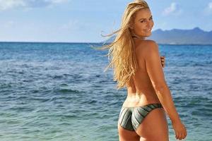 Ein schöner Rücken kann auch entzücken: Lindsey Vonn mit sexy Schulterblick
