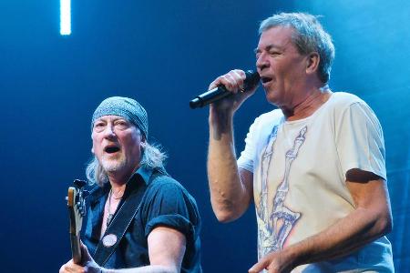 Roger Glover (l.) und Ian Gillan bei einem Auftritt mit Deep Purple