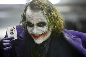 Eine besondere Karneval-Verkleidung: Der Joker aus "The Dark Knight"