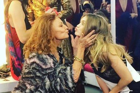 Ein Herz und eine Seele: Model Gigi Hadid und Designerin Diane von Fürstenberg bei der New York Fashion Week