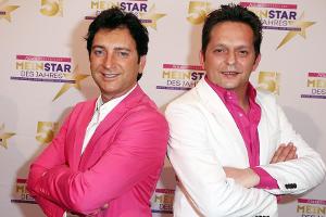 Freddy März (l.) und Martin Marcell sind die Band Fantasy - hier bei einer Preisverleihung