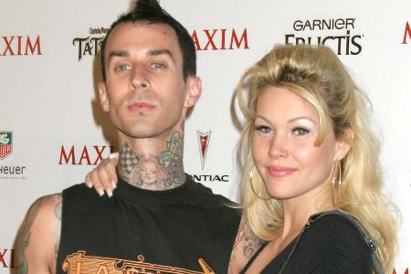 Travis Barker und Shanna Moakler gemeinsam auf einer Veranstaltung im Mai 2005