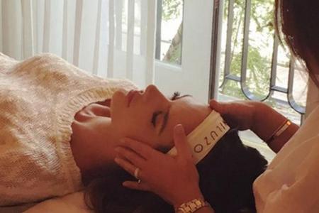 Supermodel Alessandra Ambrosio genießt die 