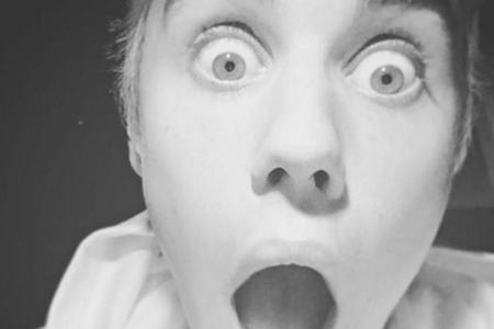 Gruselfoto von Justin Bieber