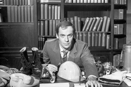 Ein ungewohnter Anblick: Für ein Shooting ließ Udo Lindenberg sich 1981 mit Kurzhaarschnitt ablichten.