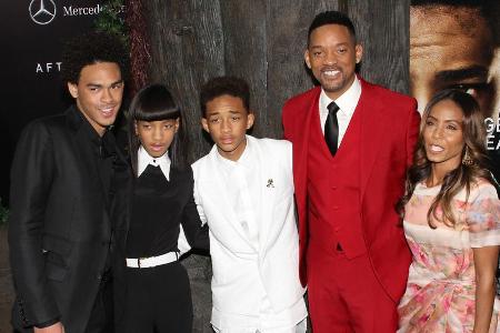Will (47) und Jada Pinkett Smith (44) gaben sich 1997 das Ja-Wort und bilden gemeinsam mit ihren drei Kindern Jaden (17), Wi...