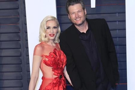 Sängerin Gwen Stefani und Country-Star Blake Shelton wagten sich bei der Oscar-Party der Vanity Fair gemeinsam auf den roten...