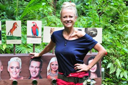 Die Haare schön hatte stets auch Ex-Campbewohnerin Jenny Elvers - hier in Form eines Dutts.