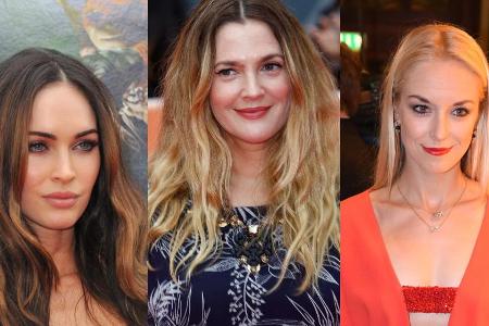 Reich, schön und Single: Megan Fox, Drew Barrymore und Sabine Lisicki (v. l. n. r.)