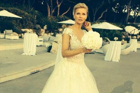 Auch Veronica Ferres wählte für ihre Trauung mit Carsten Maschmeyer eine Designer-Robe: Das Kleid wurde von Elie Saab entwor...