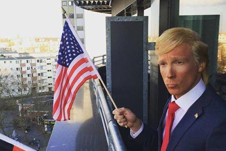 Auch eine Art Show-Act: Oliver Pocher als Donald Trump. 