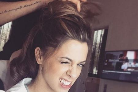 Echo-Gewinnerin Vanessa Mai ließ sich vor der Show dagegen wirklich schön machen.