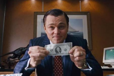 Gleich zweimal war DiCaprio für Scorseses bitterböse Satire 