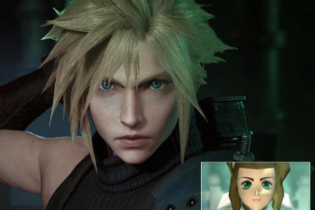 Ein anderer Teil der Serie kann ebenso mit einem äußerst berühmten Pärchen aufwarten. Aerith und Cloud in 
