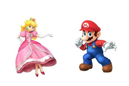 Auch wenn bei Mario und Peach wie hier bei 