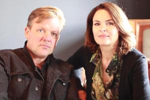 Justus von Dohnányi und Barbara Auer beim Fototermin für "Polizeiruf 110: Kreise" am 18. Juni 2015 in Berlin