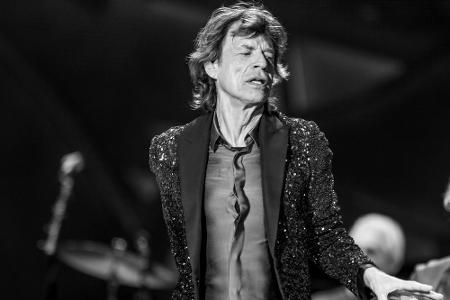 Mick Jagger im Mai 2015 bei einem Konzert der Rolling Stones in Atlanta