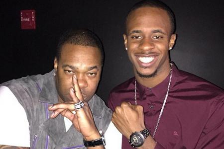 Busta Rhymes (l.) mit seinem Sohn T'ziah Wood-Smith