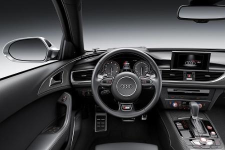 Auch das Innere des neuen A6 ist auf Sportlichkeit getrimmt
