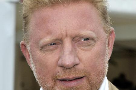 Very british: Boris Becker fühlt sich in Wimbledon heimisch